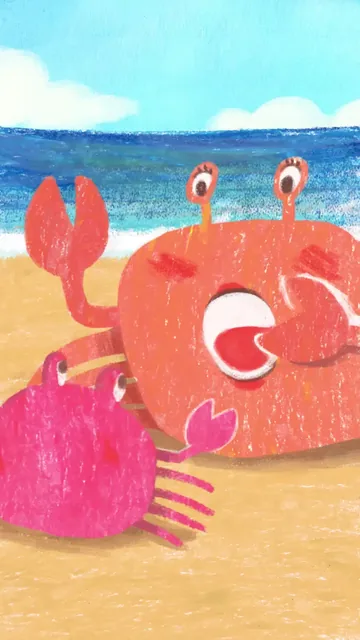 The Mother Crab and the Baby Crab